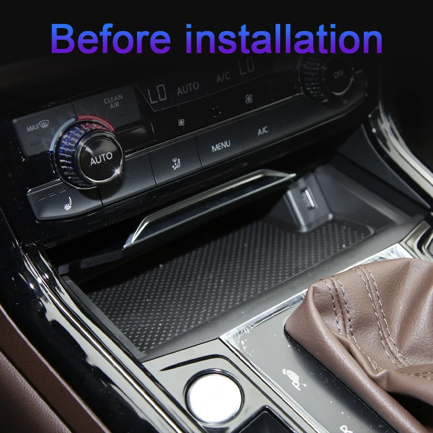 15 واط تشى سريع الهاتف شاحن لاسلكي اكسسوارات السيارات ل Volkswagen T-ROC Talagon Viloran 2016 إلى 2021 2022 لشركة فولكس فاجن ID.3 ID.4 2022 #1