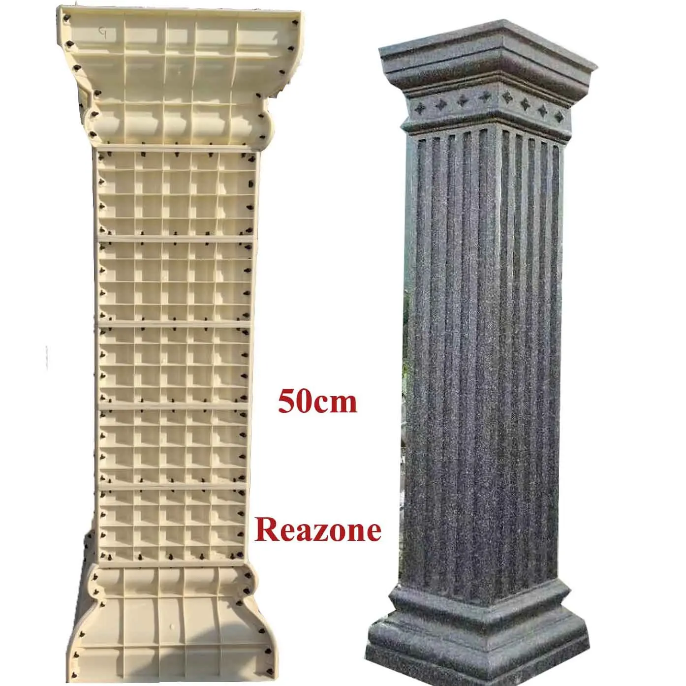 Square column extra thick mold Chinese square column large pillar in front of the door cement column formwork thickened square R