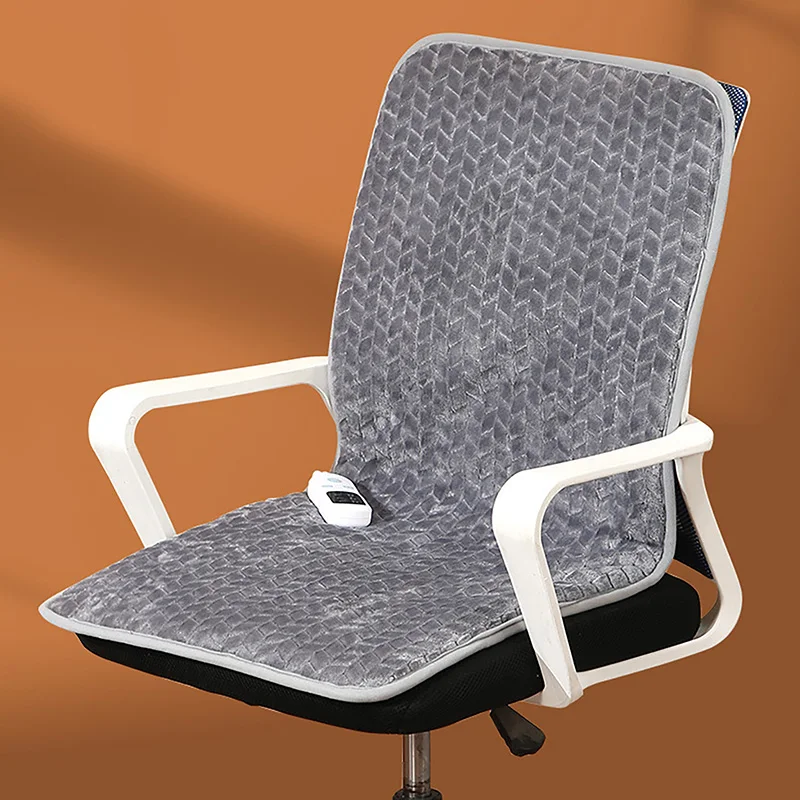 

230V Electric Heated Chair Cushion 45*45cm, 45*90cm Crystal Velvet Winter Warm Heating Pads With Thermostat Heated Blanket EU