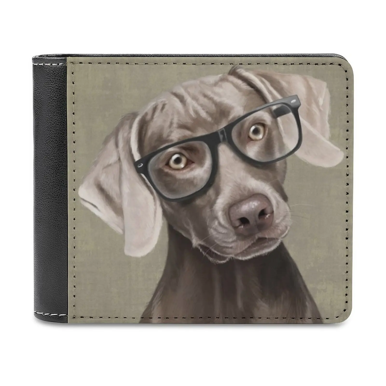 Sunflowers And Daisies Watercolor Art Pattern Beige Men's Wallet Purses Wallets New Design Dollar Price Top Men Leather Wallet