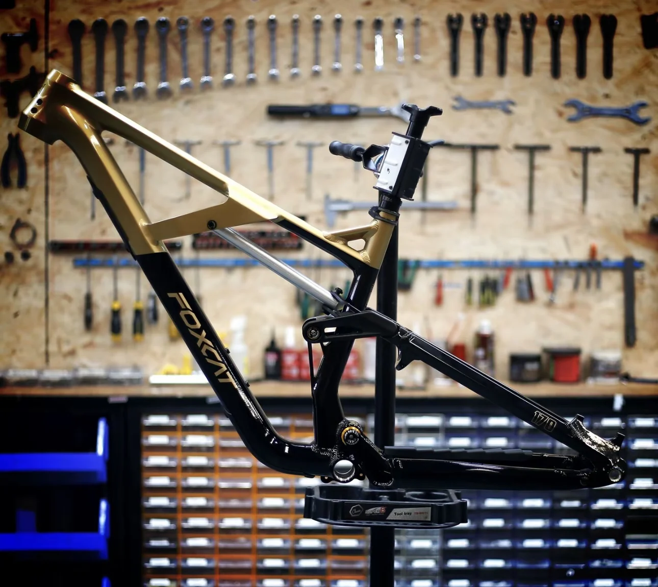 

FOXCAT 170 Full Suspension MTB Frameset Aluminium Alloy Frame Downhill Enduro Racing Mountain Bike Frame 27.5'' 29''
