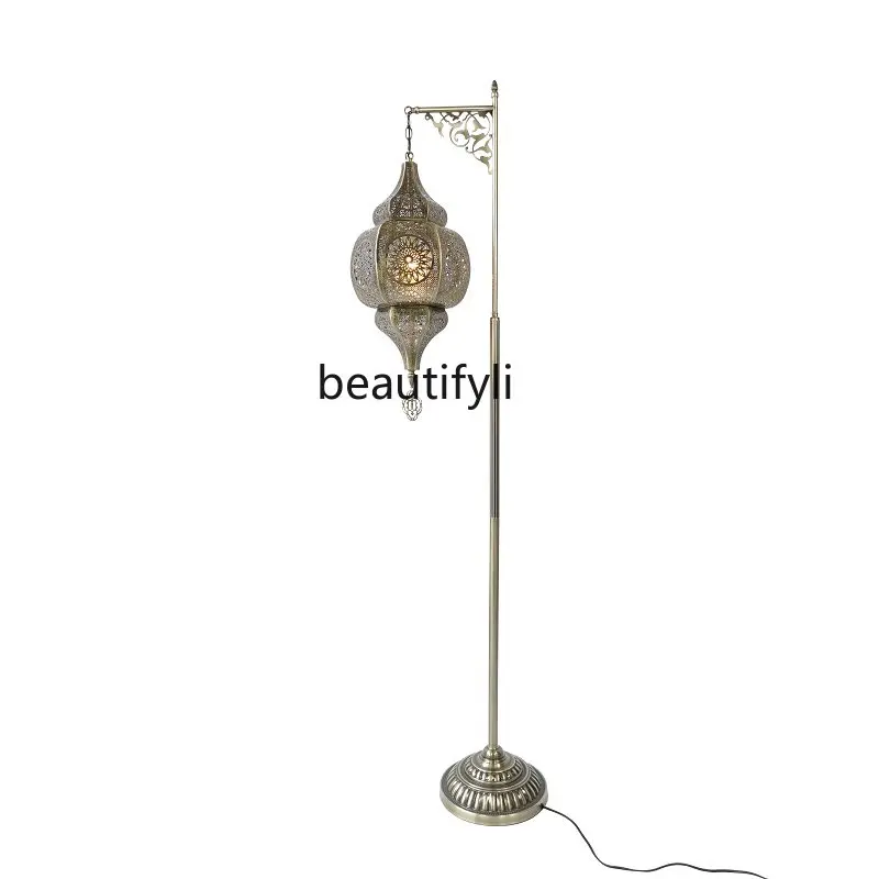 zq Morocco Floor Lamp Retro Bedroom Living Room Dining Room Hotel Cafe Decoration Floor Lamp