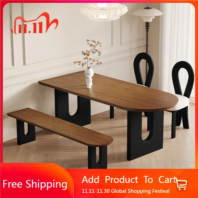 Обеденный стол для макияжа на открытом воздухе, японский ресторан, роскошный мобильный обеденный стол, современный скандинавский необычный дизайнерский деревянный стол Muebles