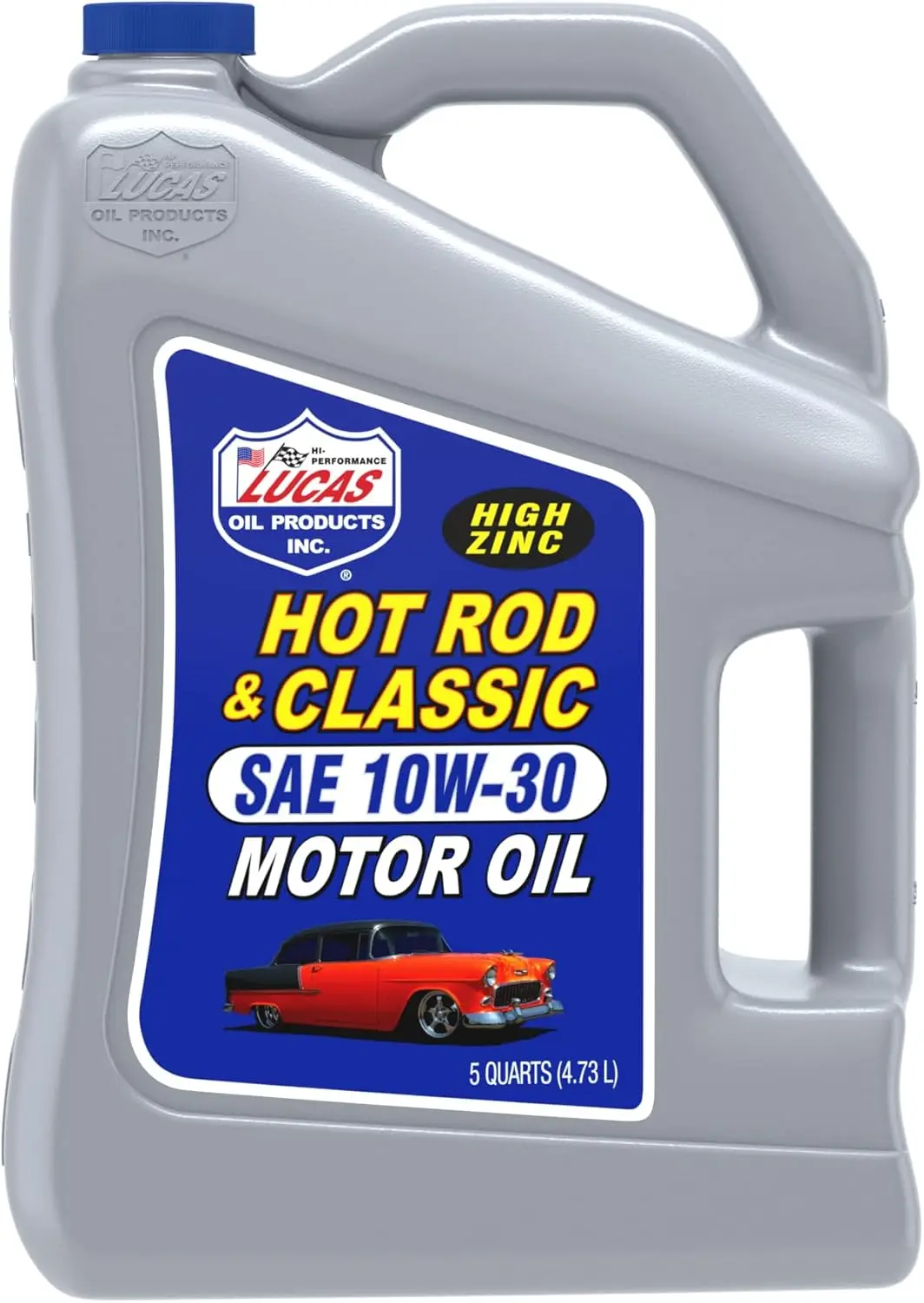

Premium SAE 10W-30 Motor Oil for Classic Cars - 5 Quart, High Zinc & Molybdenum Formula