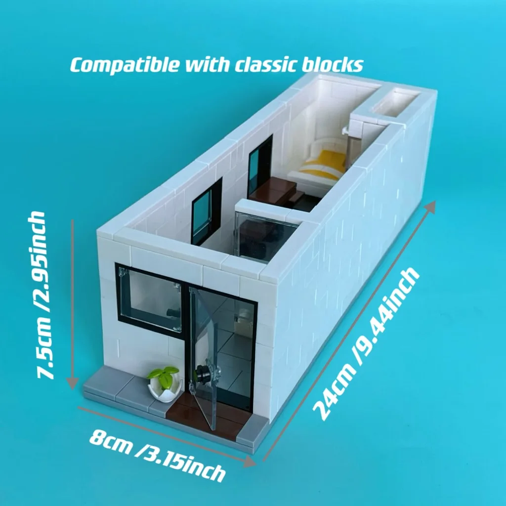 MOC City House Building Blocks Toys Compatible Classic Mini Furniture Bricks Toys for Children Birthday Gift Juguetes Bloques