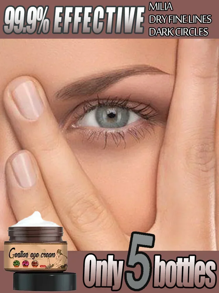 Crème contour des yeux, effet, élimine les poches gonflées, fonctionne sous les yeux