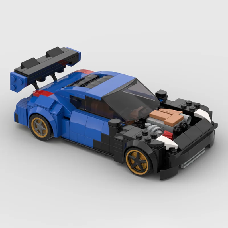 376ピース-moc-2jz搭載lbwk日産350zシティチャンピオンモデル-ブロック組み立てキット-クリスマスギフト-おもちゃ-教育用-3d-diy-ディスプレイ