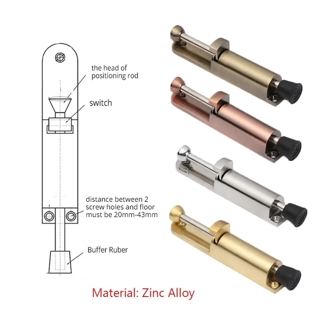 Hardware per mobili prevenire la collisione in gomma Step-On a pedale Kick Down fermaporta Stop Holder Buffer Catch Door