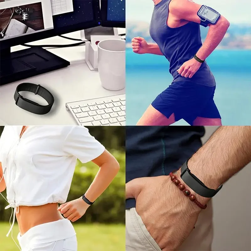 Pulseira Esportiva de Silicone Macia e Impermeável para Google Fitbit Air, Ajustável, Substituível, Portátil, Multiuso, para Uso Diário