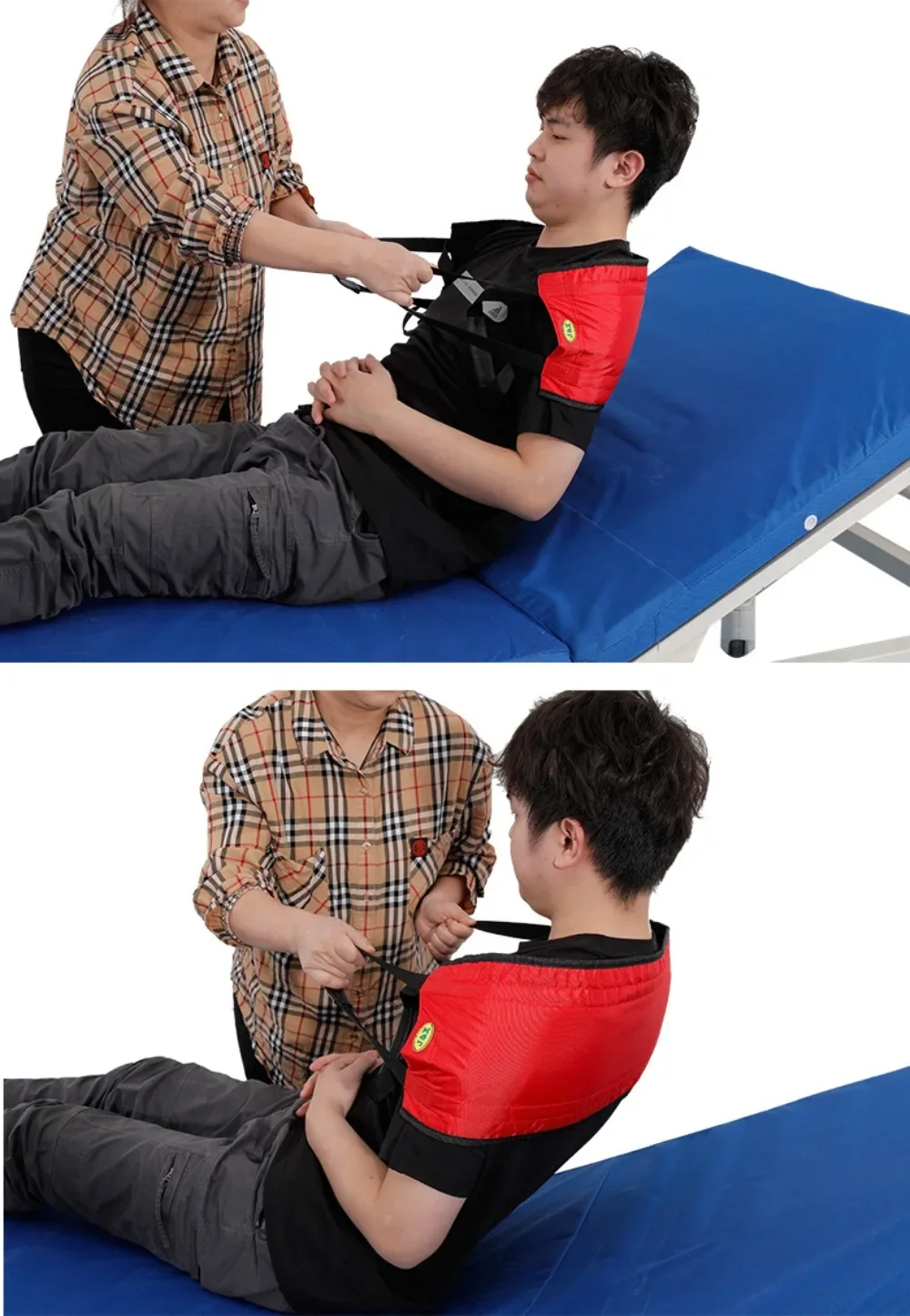 Portable Patients Transfer Belt Waterproof Elderly Positioning Bed Pad Lifting Sling Aids Sling Mat Shift Nursing Home Aids Care