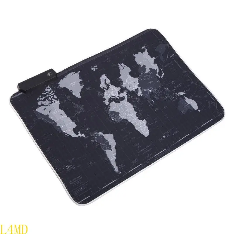 

L4MD RGB Mouse Pad Desk Mat XXL Computer Mousepad 12 светодиодные подсветки