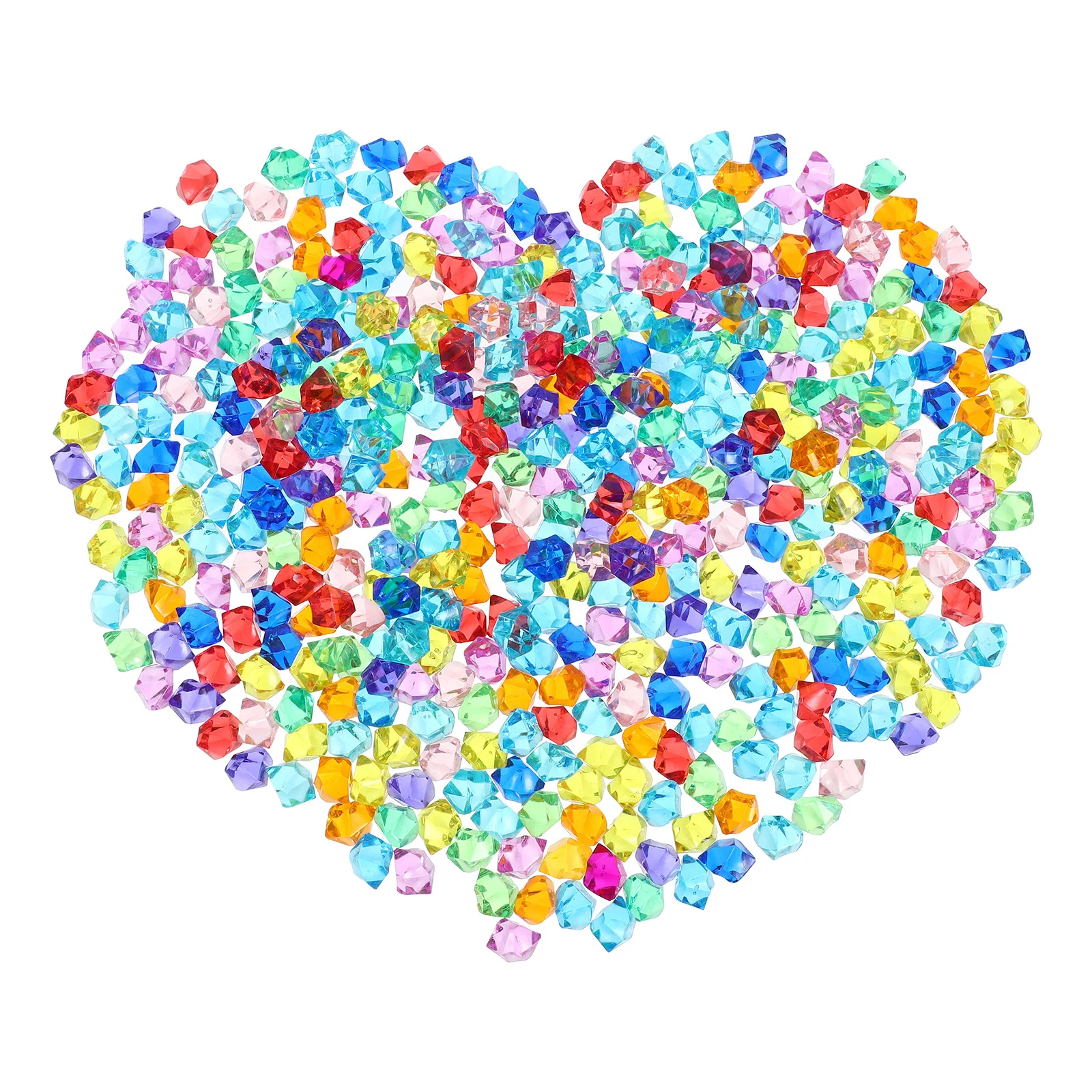 1봉지 화려한 크리스탈 스톤 필러 모조 보석 꽃병 장식용 가짜 보석 공예 DIY 홈 웨딩용