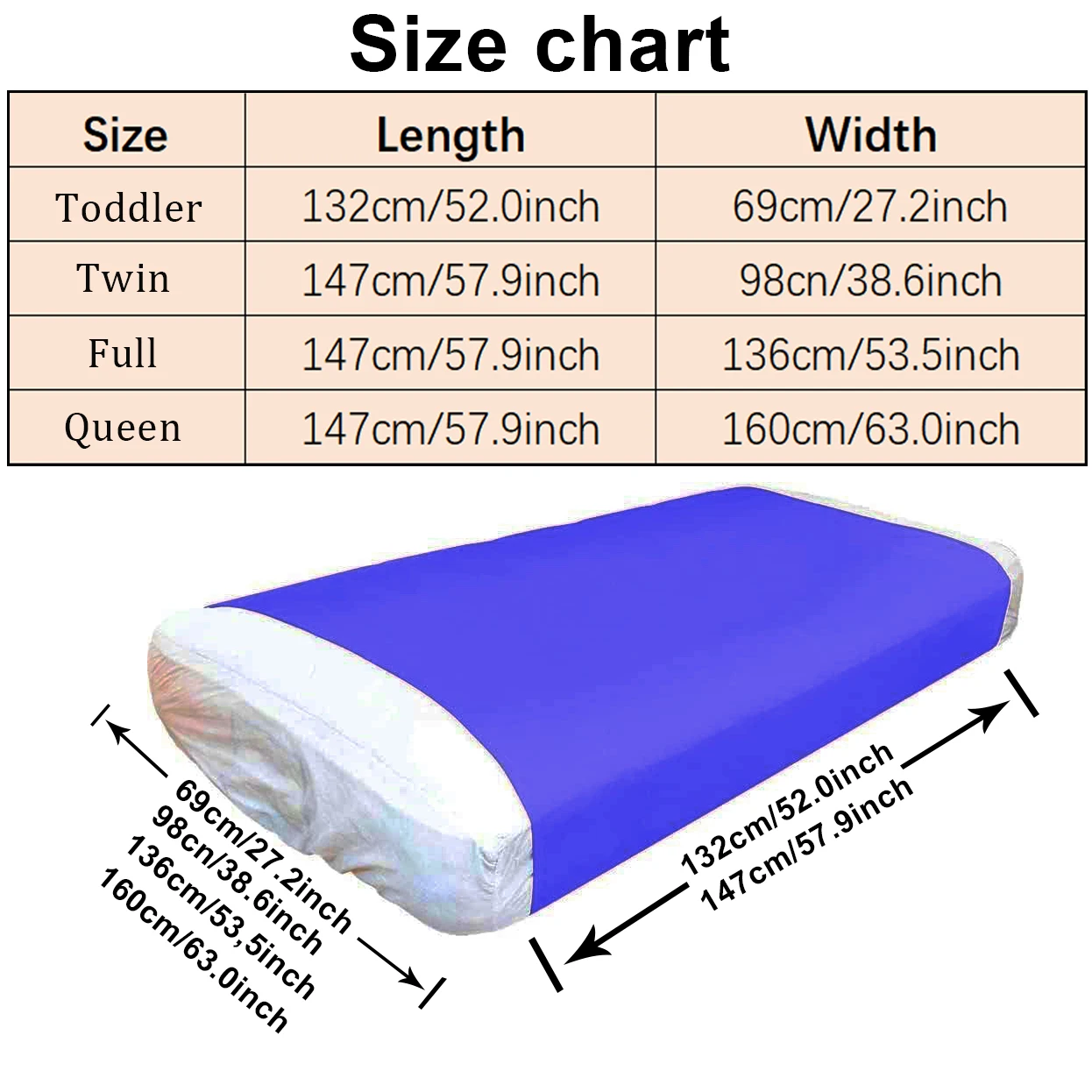 ملاءة سرير حسية أرجوحة بطانية حسية ملاءات ضغط حسية لتخفيف التوتر تساعد الأطفال والكبار وسادة النوم المحسنة #2
