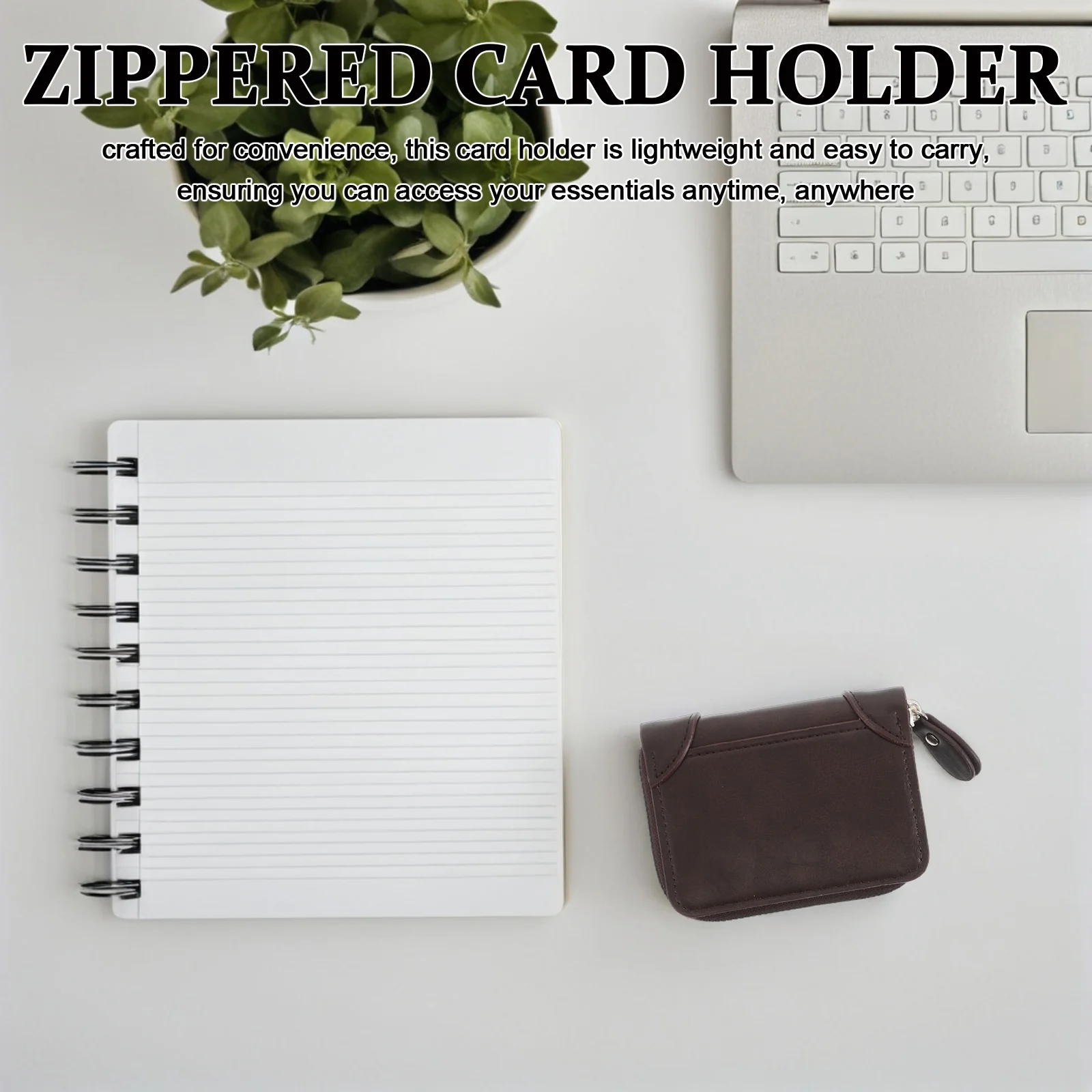 Compact Accordion Zipper Card Holder Multiple Slots Portable Organizer Credit Id Travel Business Accordion Small Card Case