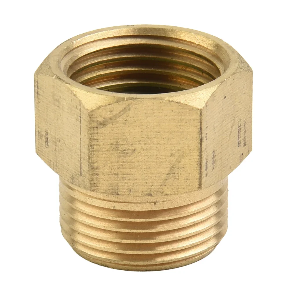 

High Quality Adapter Accessories 150℃ 400 Bar Brass Female Metric Adapter G 1/2in Female Thread M22x1.5 External Thread Adapter