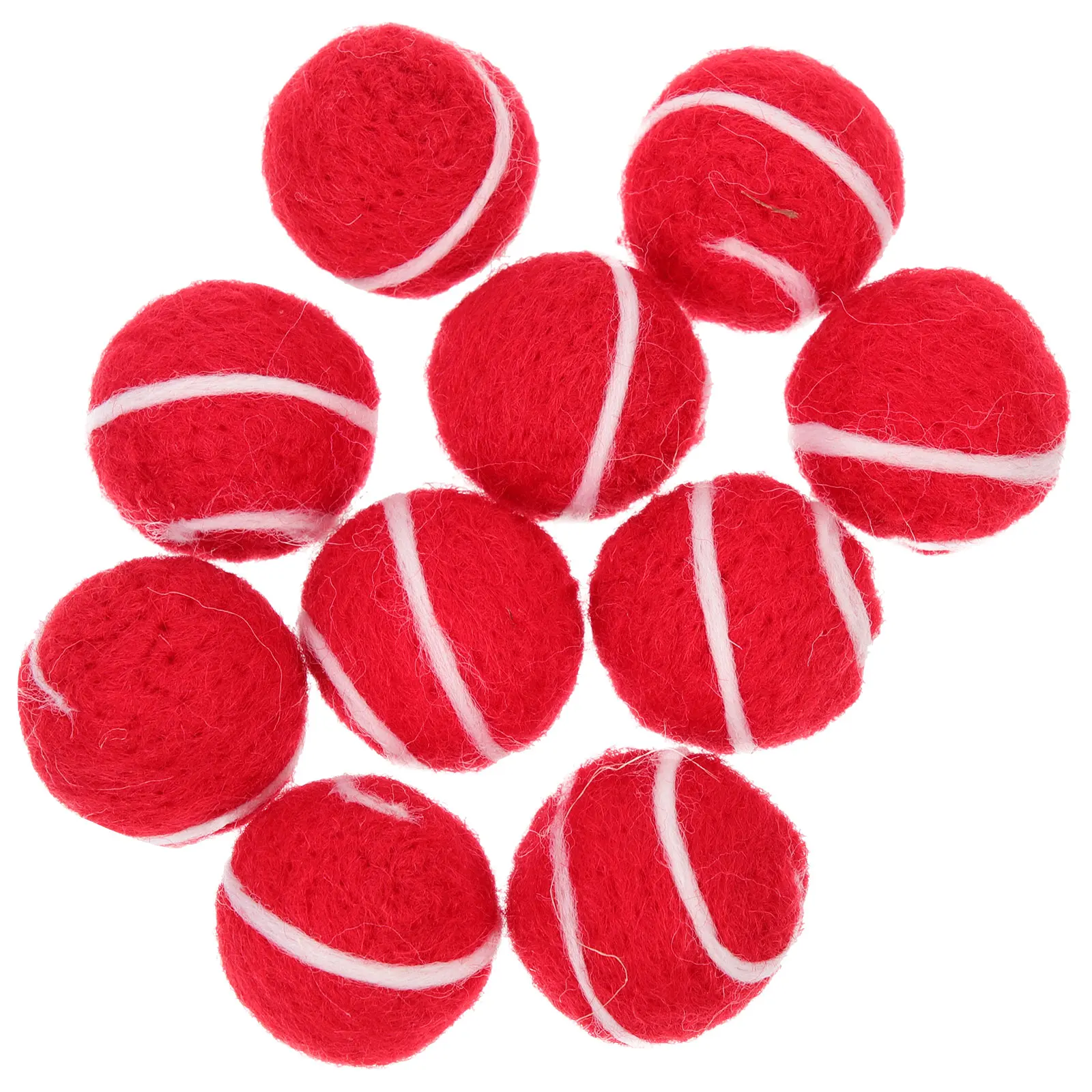 

10 Pcs Wool Felt Ball Accessories Colorful Balls Small Christmas Decor Manual Decors Festival Ornaments Garment Hanging s