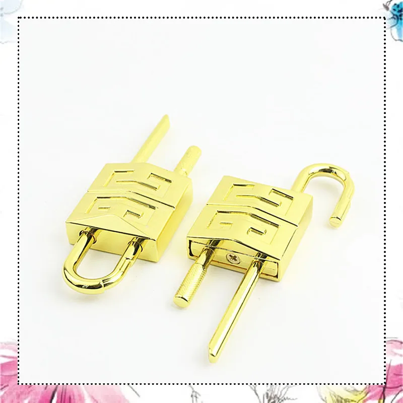 10Pcs Bag Metal Clasp Press Lock Twist Decorate Box Padlocks DIY Handbag Purse Suitcase Hardware Closure Part Accessories