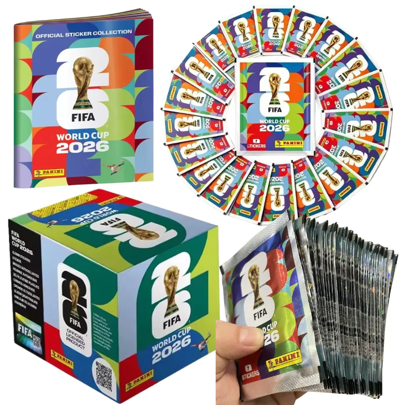 In Stock Panini 2026 FIFA World Cup Sticker Pack Panini Soccer Card Panini Cards Soccer Memorabilia Collection Football Cards