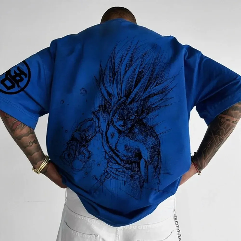 

Hot 2026 Dragon Ball Z Themed T-Shirt - Pure Cotton, Breathable & Elastic _ Comfortable & Stylish _ Great for Anime Fans