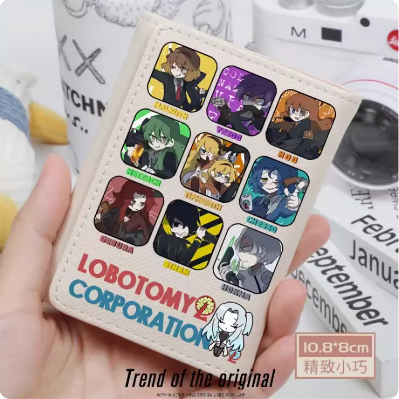 

Lobotomy Corporation Monster Management Simulation Fashion Wallets PU Purse Card Coin Hasp Money Bag Cosplay Gift B397