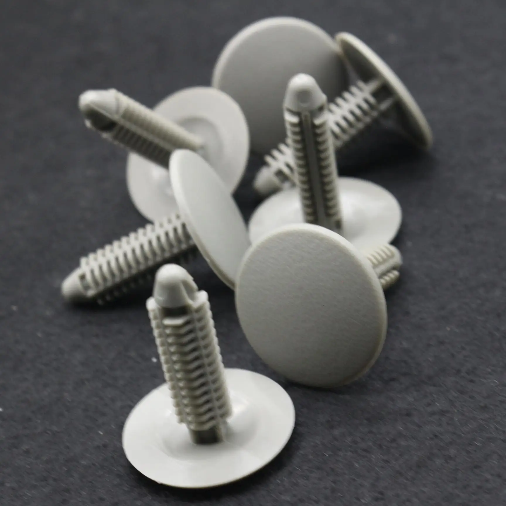 10 Pcs Roof Headliner Retainer Clips Fastener For GM C K Hummer H2 Trucks Trim Panel Interior – 15006827 Gray Nylon Push Pin