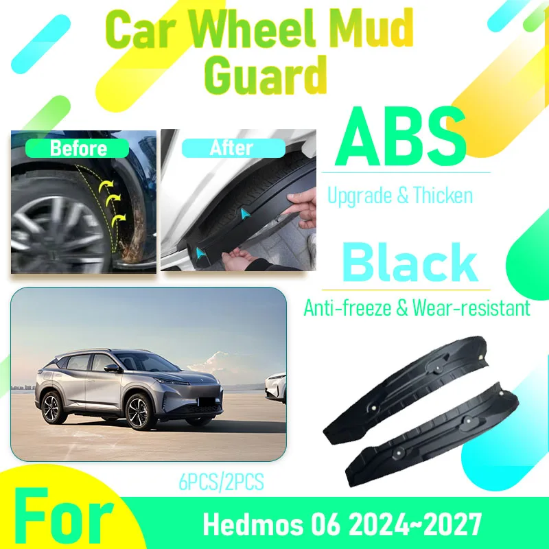 Guardabarros para Hedmos 06 Aeolus Sky EV01 2024-2027, Guardabarros Izquierdo y Derecho, Guardabarros Decorativos, Accesorios de Estilo