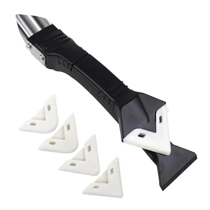 1Set Multifunction Corner Caulking Tool Silicone Scraper Glue Remover Knife Angle Beauty Crevice Spatula Tool Grout Scraper Kits
