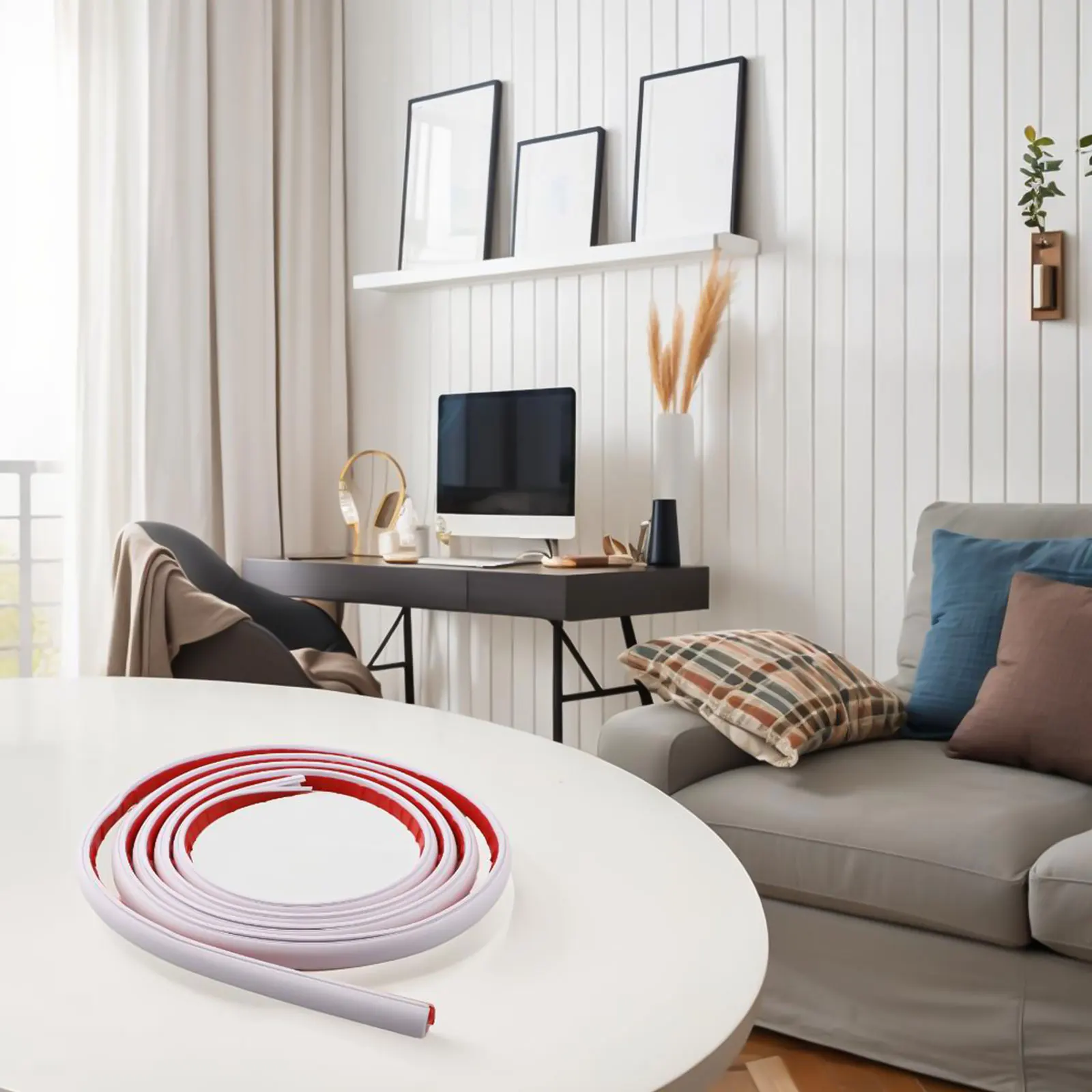 Cable Organization 3000x10x15mm Cable Management Case Self-adhesive Trunking 3 Meter Length Indoor And Outdoor Use