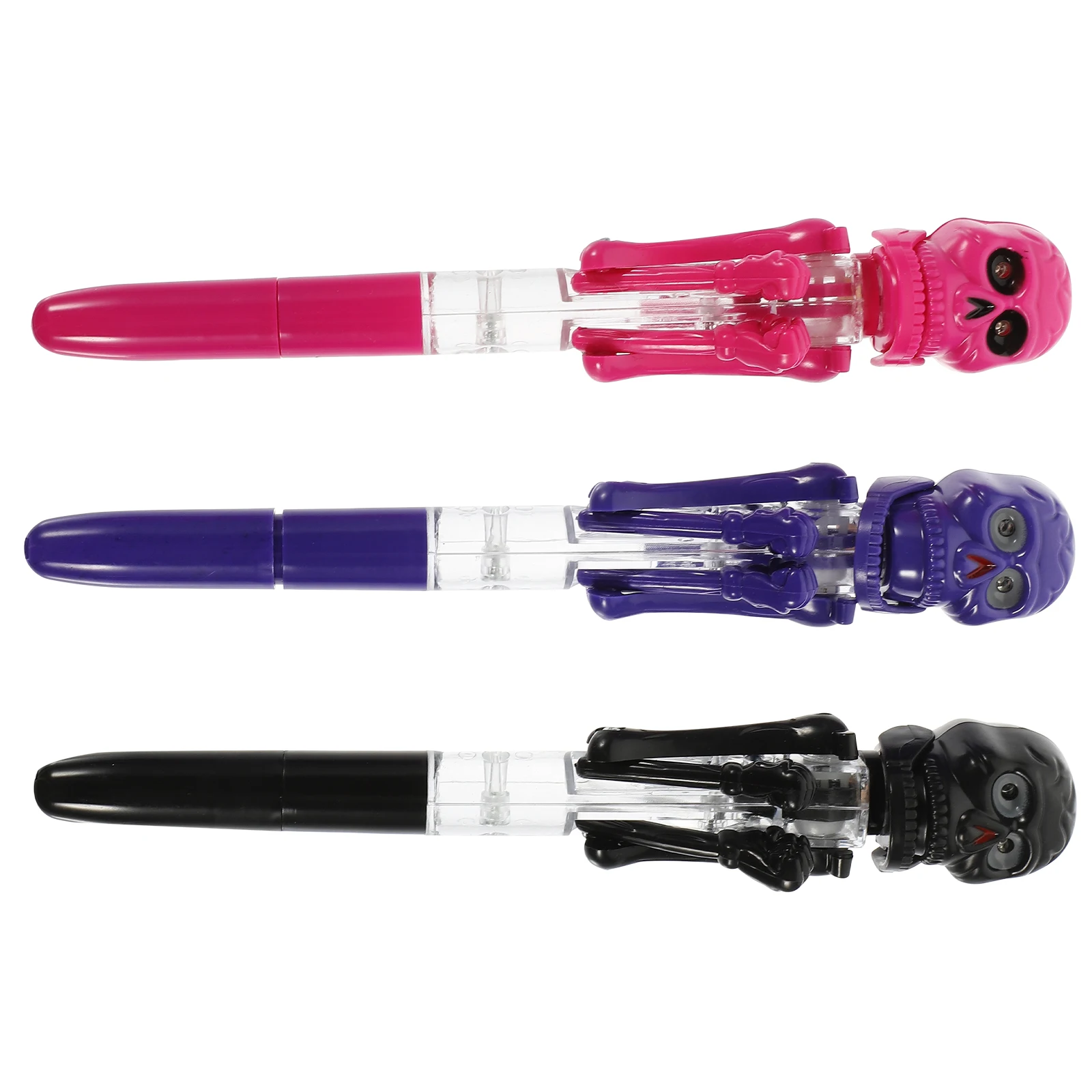

3 Pcs Pumpkin Pen Ballpoint Halloween Party Pens Ballpointpens Holiday Props Plastic Ballopint Student