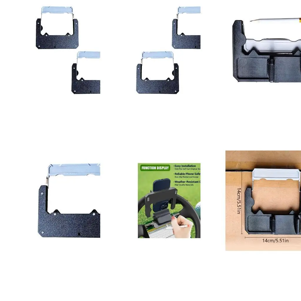 Adjustable Golf Cart Phone Mount Rotatable Golf Cart Phone Holder Quick Releases  K1YF