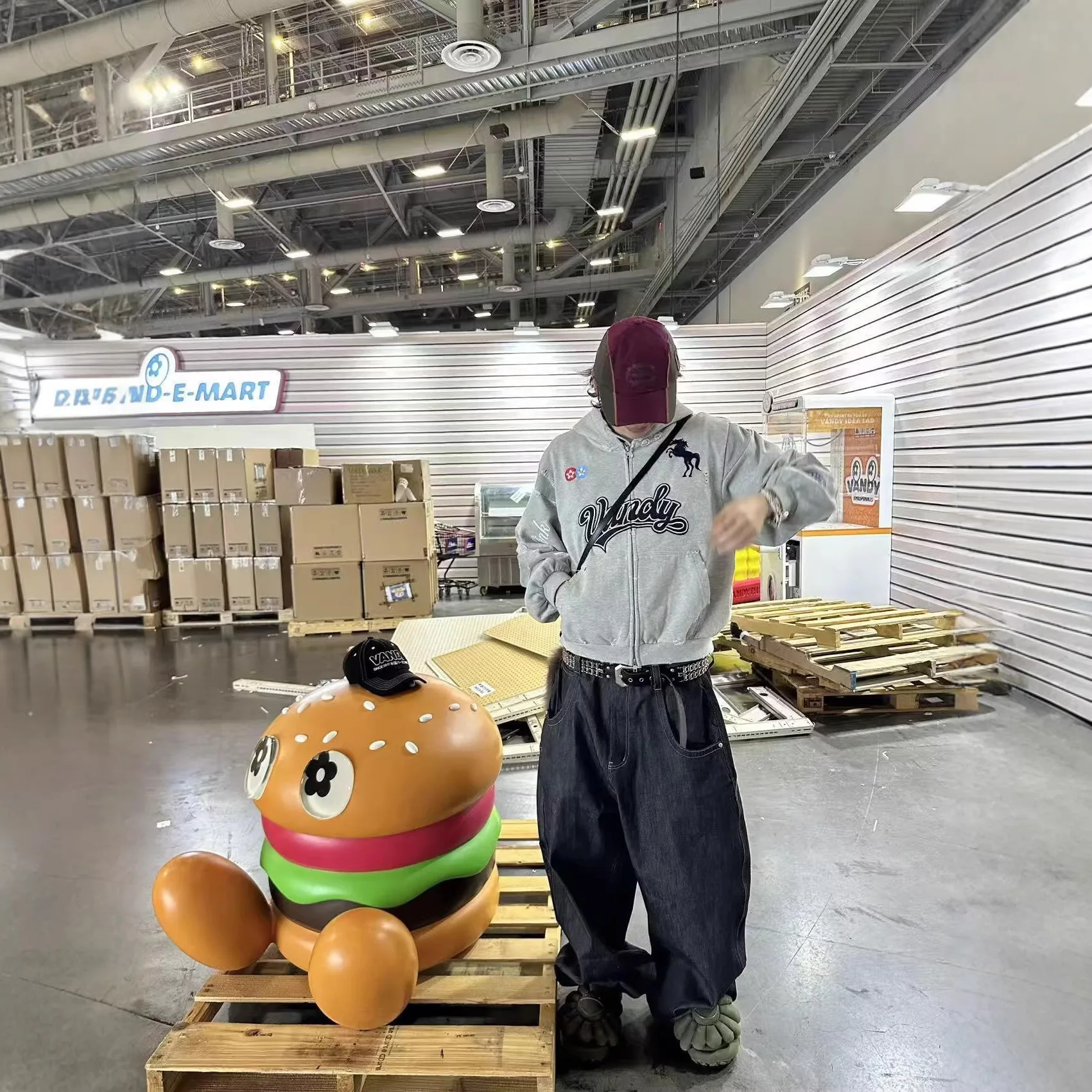 Grailz Limited Edition Vintage Patchwork Spliced Spurs Embroidered Zip-Up Hooded Sweatshirt 2026 Project G/R