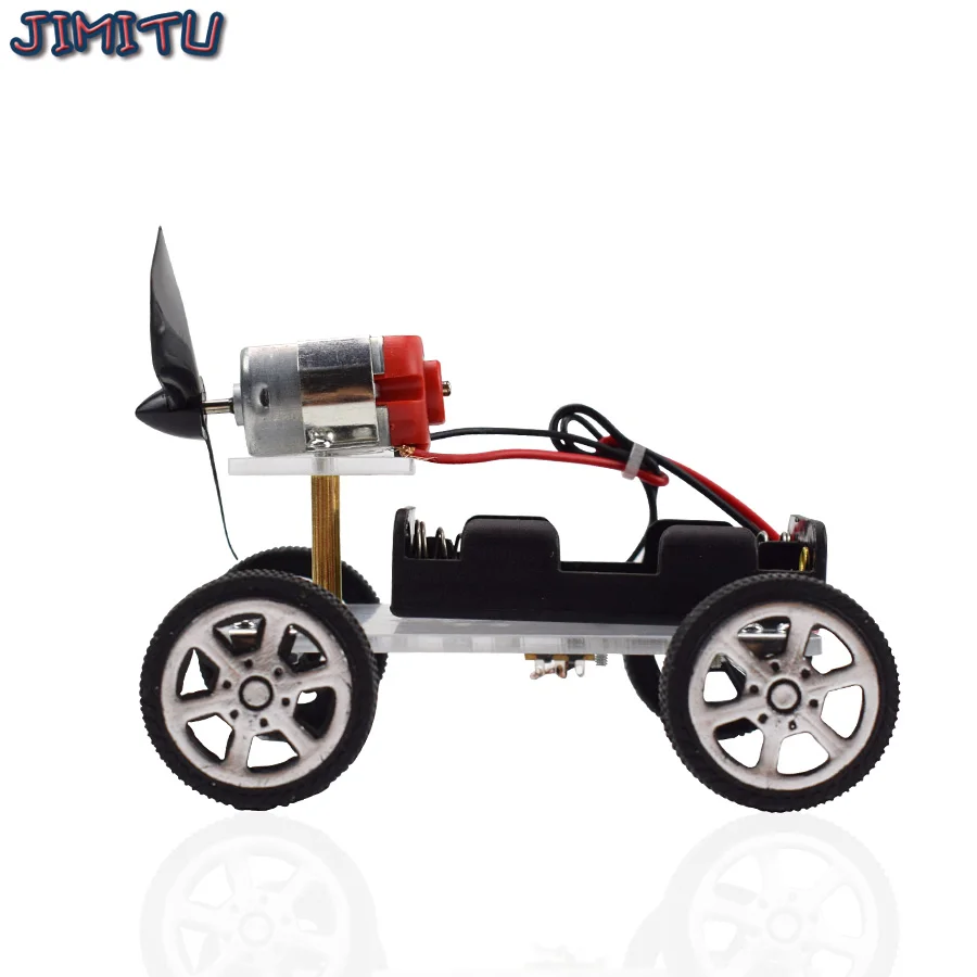 Wind Power Car DIY Electronic Kit Technology Science Toys Educational Kits for Children Experiment Creative Invention School Toy