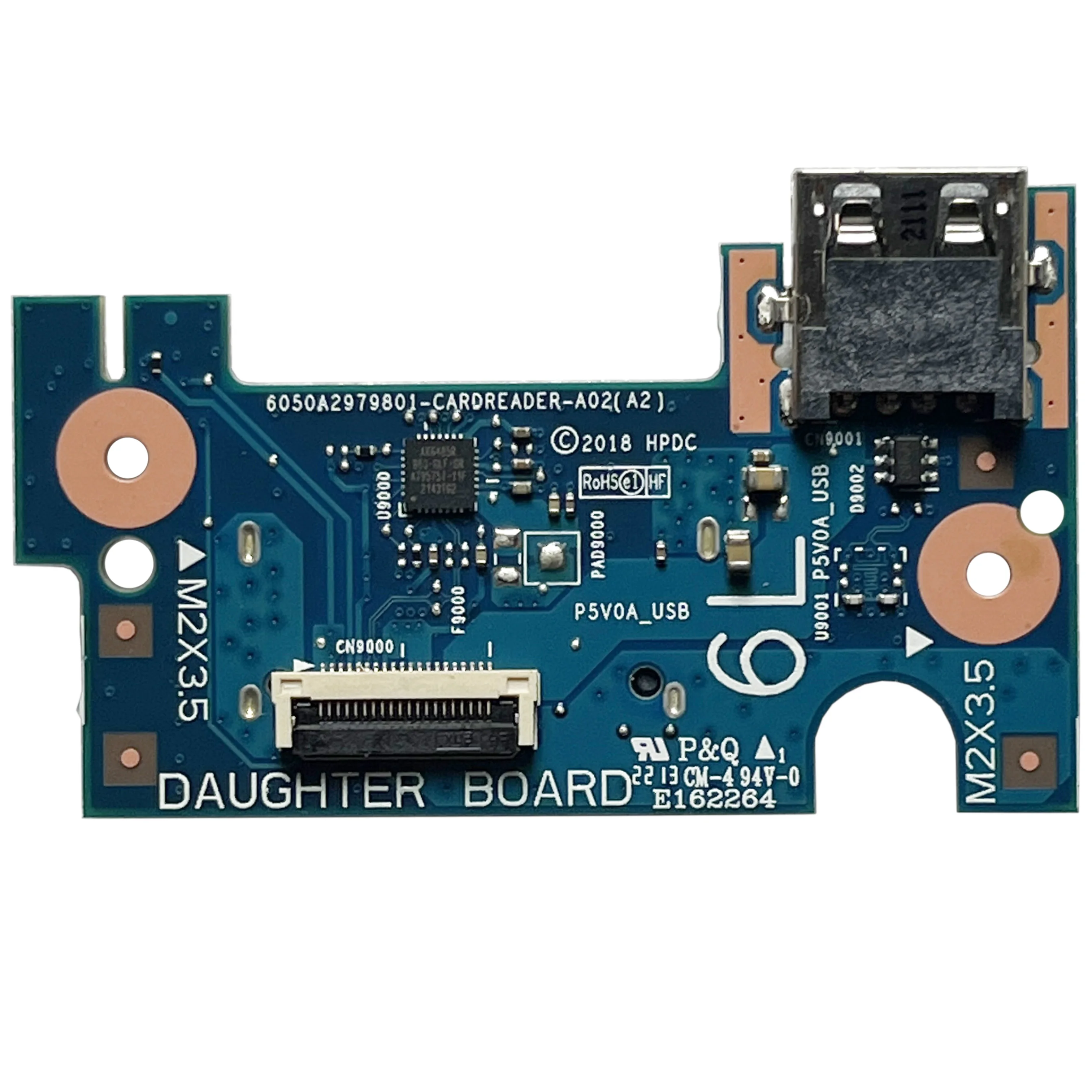 Nuovo per HP 17-BY CA CR 17Z 17Q-CS 470 G7 TPN-I133 Laptop USB Board lettore SD accessorio di riparazione sostituzione testato al 100%