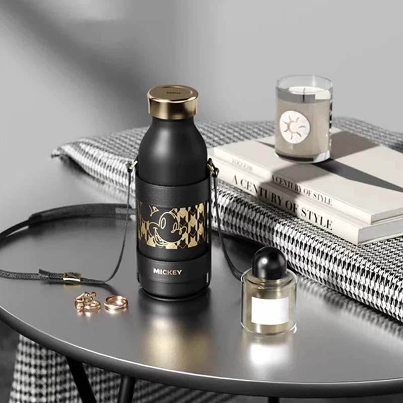 

New Spot Official Mickey Mug Girls' High Value Portable Cups Diagonal Portable Cups Exquisite Birthday Gifts Surprise People