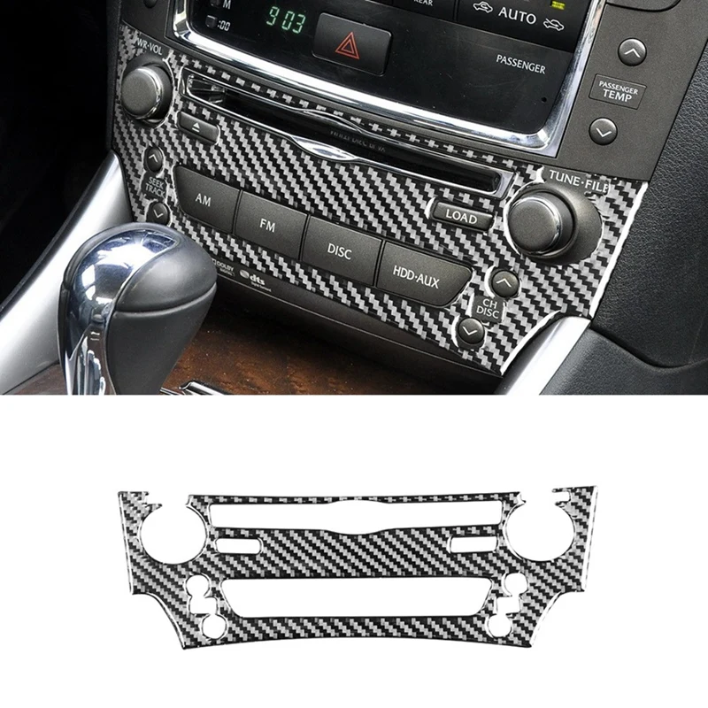 1 Pcs Center Console CD Panel Cover Center Console Trim Sticker Decal For Lexus Is IS250 IS300 IS350C 2006-2012