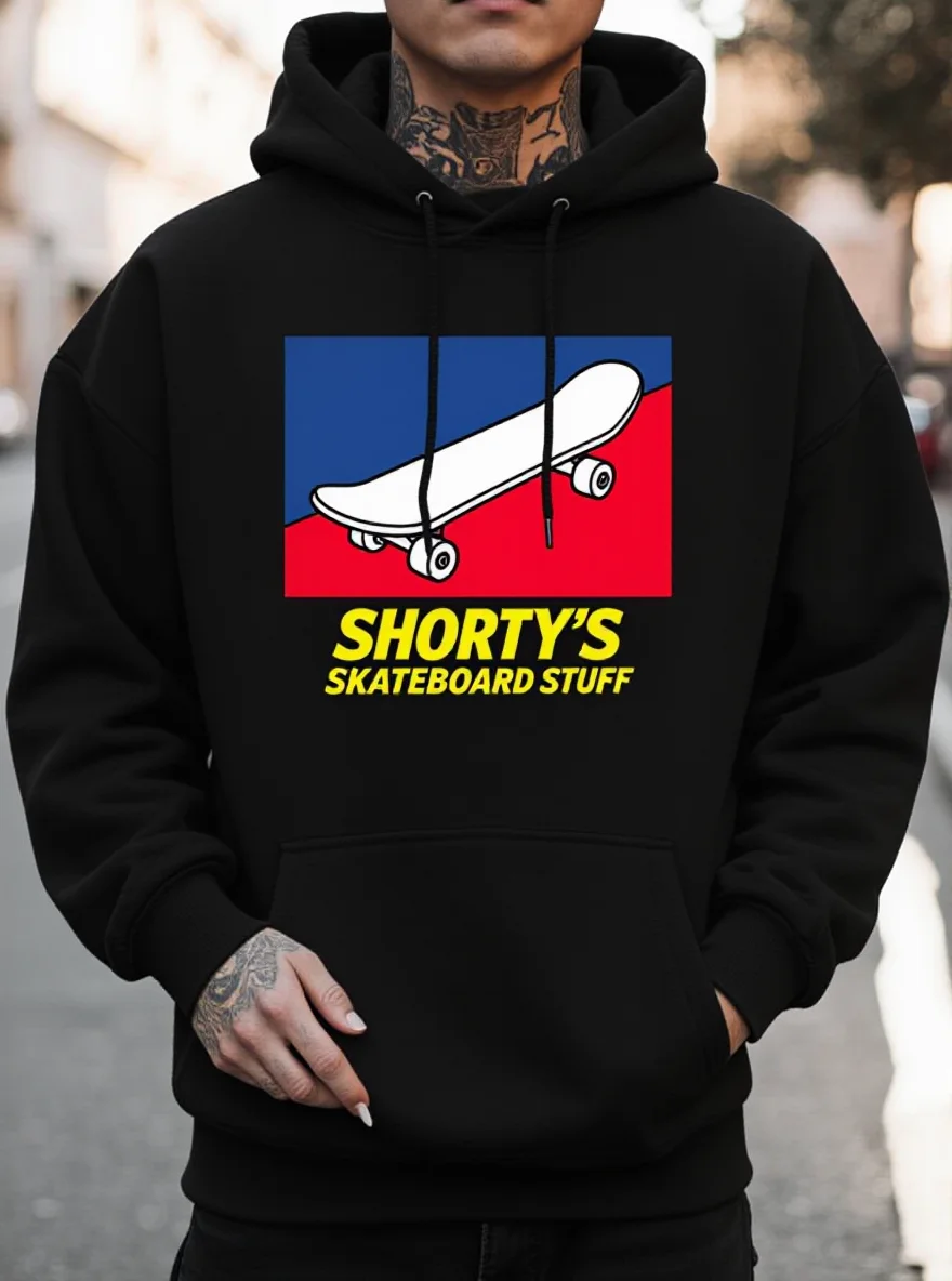 

Мужская толстовка с капюшоном для скейтборда, королевский синий, зимняя теплая, скейт-культура