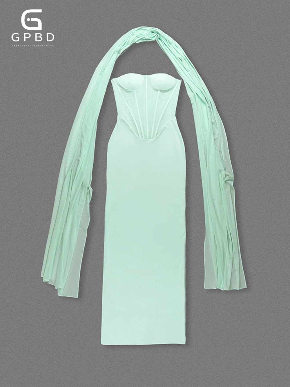 فستان صيفي جديد لعام 2025 بدون حمالات وطويل على شكل هيكل السمكة للنساء مثير بدون ظهر أنيق للسهرة فساتين الزفاف #3