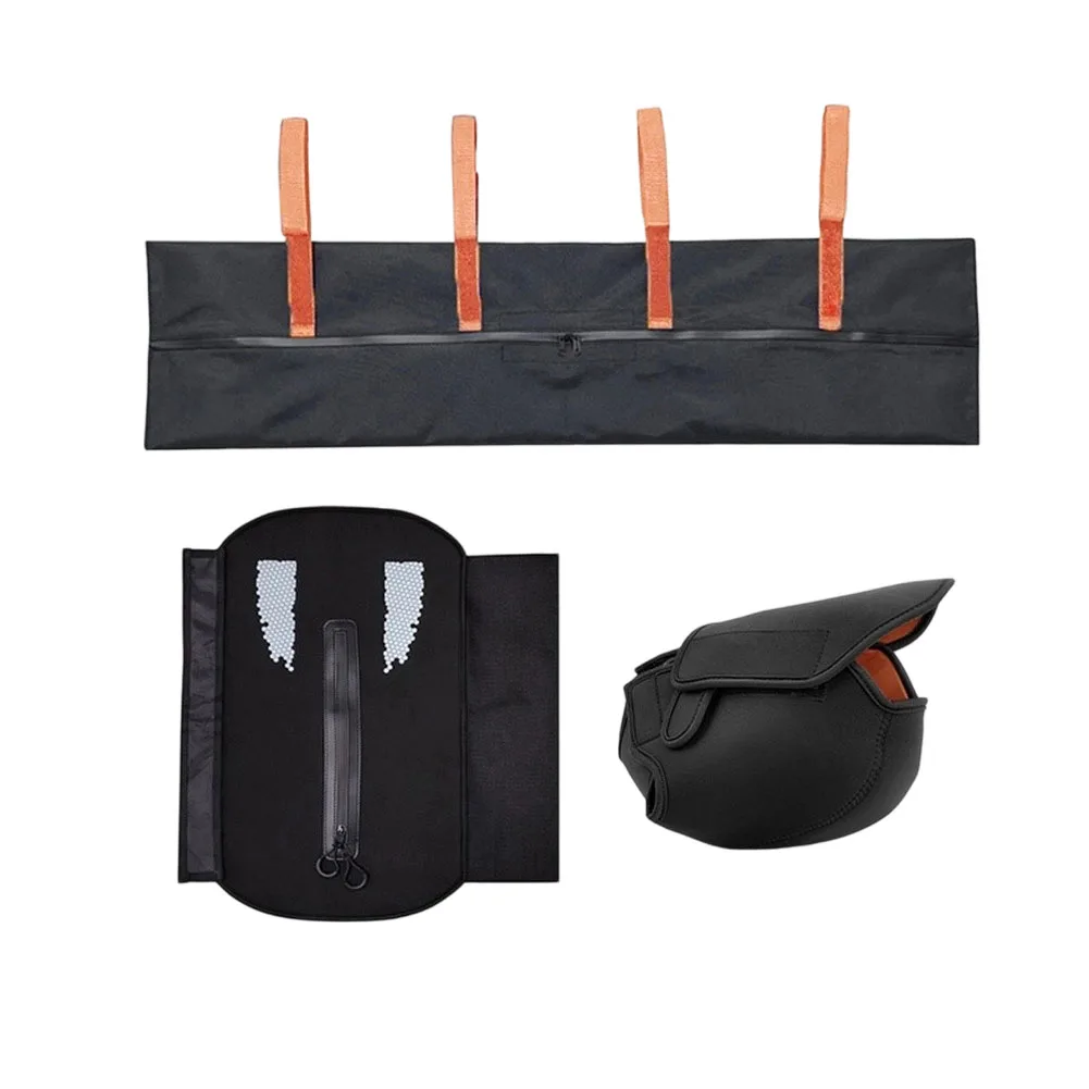 Abdeckungsset für E-Bikes aus Neopren-Material für Motor und Akku, Oxford-Gewebe Lenkerabdeckung, Staubschutz und Schutz