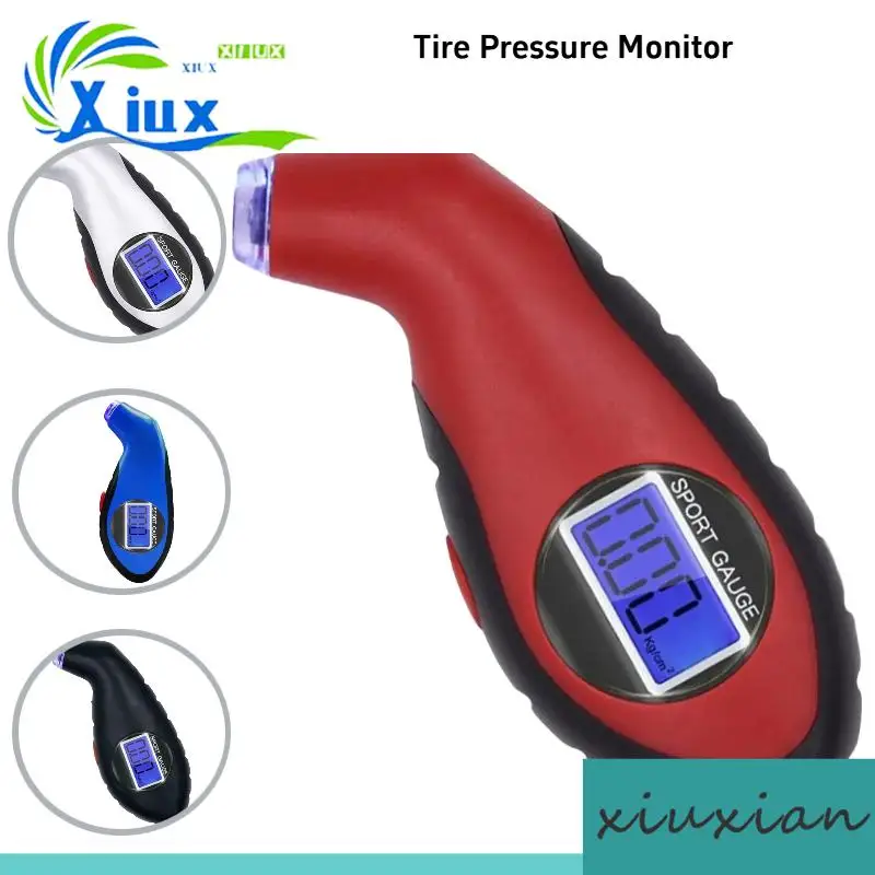 

Test For Auto Car Motorcycle Tyre Pressure Gauge Meter Car Tire Manometer Barometers Tester Diagnostic Tools Electronic Digital