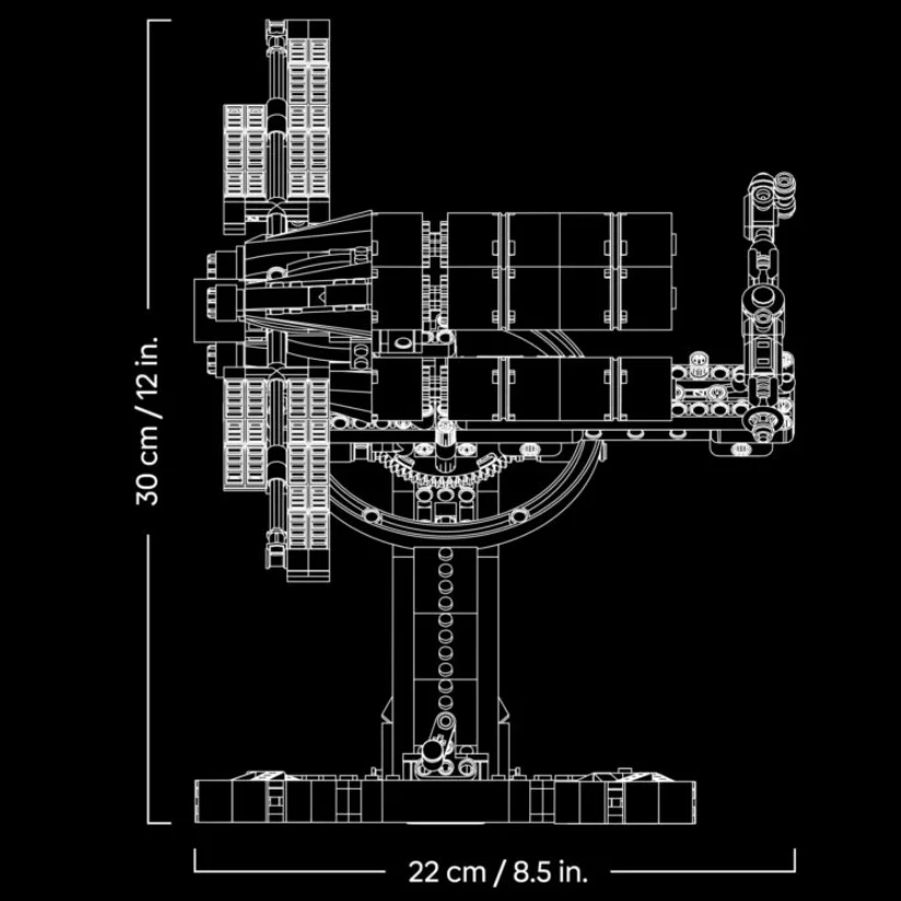 Conjunto de Construção de Naves Espaciais Interstelares com 830 Peças, Modelo Original de Nave Espacial, Decoração de Mesa, Presente para Adultos, Amigos e Fãs