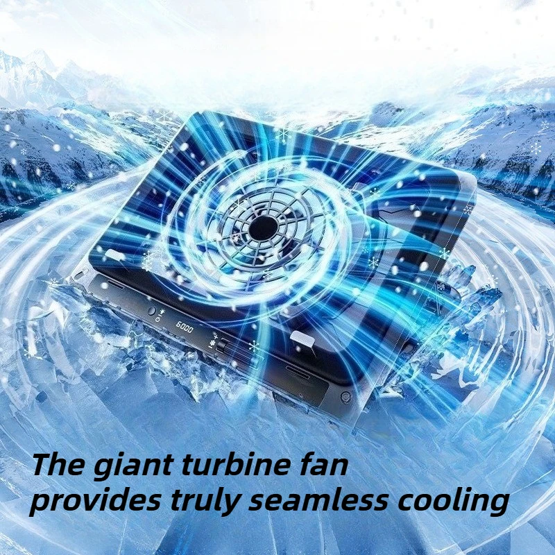

Pressure Air Type Laptop Radiator Base Turbo Fan Refrigeration Computer Game Book Cooling Pad Bracket Cooling Internal Dust