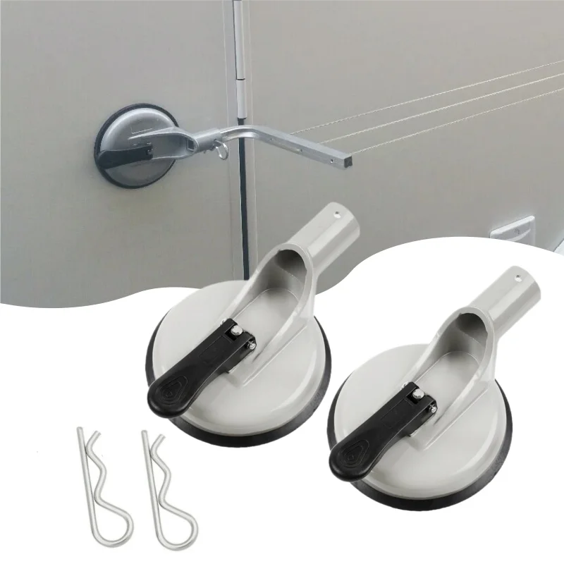 2PCS For Thule Omnistor Awning Bracket With Suction Cup RV Caravan Motorhome Camping Accessories