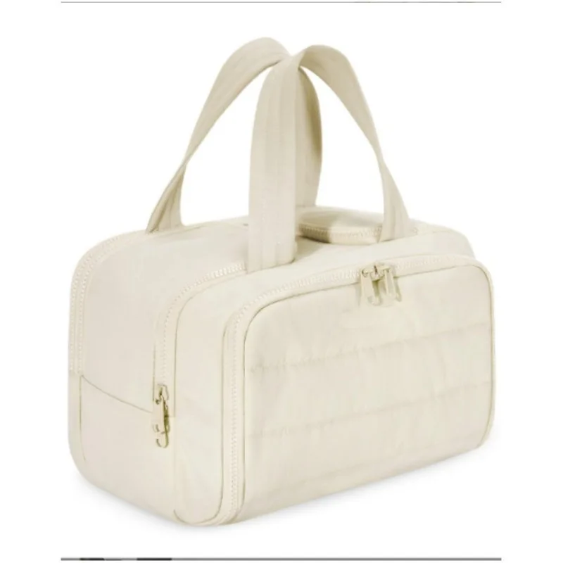 Lightweight Large Wide Opening Fluffy Travel Toiletry Bag, Cosmetic Makeup Storage Pouch, Travel Toiletry Kit