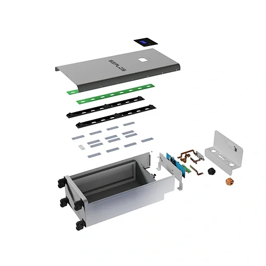 DDP Seplos-Pack de Batteries, Analyste de Bricolage, Boîte avec Stockage d'Massage Domestique et Solaire LilRS485, 48V, 51.2V, 280Ah