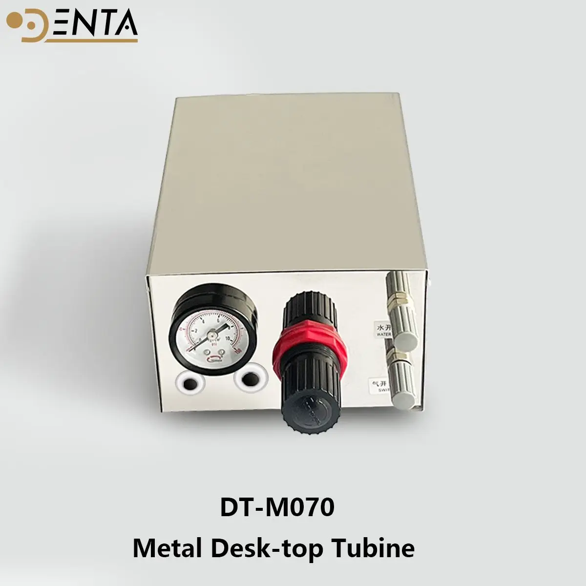 Metalen Desk-top Tandheelkundige Draagbare Turbine Werk met Luchtcompressor 3-weg Spuit 2/4 Gaten Tanden Whitening Tandheelkundige UITRUSTING