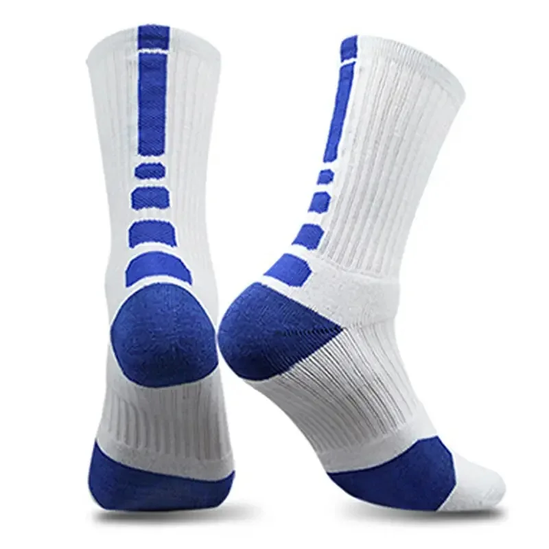 5 Pairs/Lot Professional Basketball Socks Actual Combat Training Sport Socks Men Thick Towel Bottom Mid Tube Socks For Men