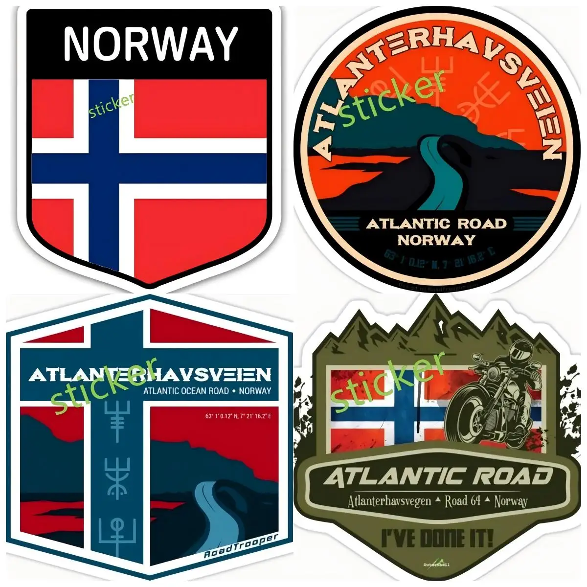 

Norway Auto Interior Accessories Camping Laptop Electric Car Devices Adhesive Vinyl Bumper Window Wiper Cover Scratches Decals
