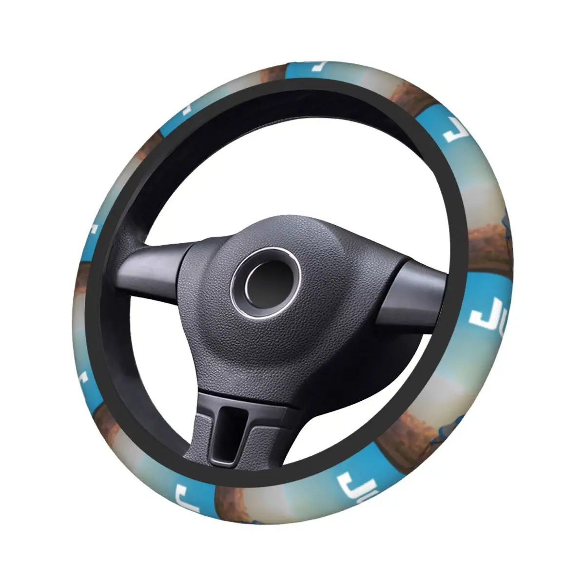 JuL C'est Pas Des Lols غطاء عجلة قيادة السيارة 38 سنتيمتر المضادة للانزلاق الفرنسية مغني الراب Elastische اكسسوارات السيارات الديكور الداخلي #3
