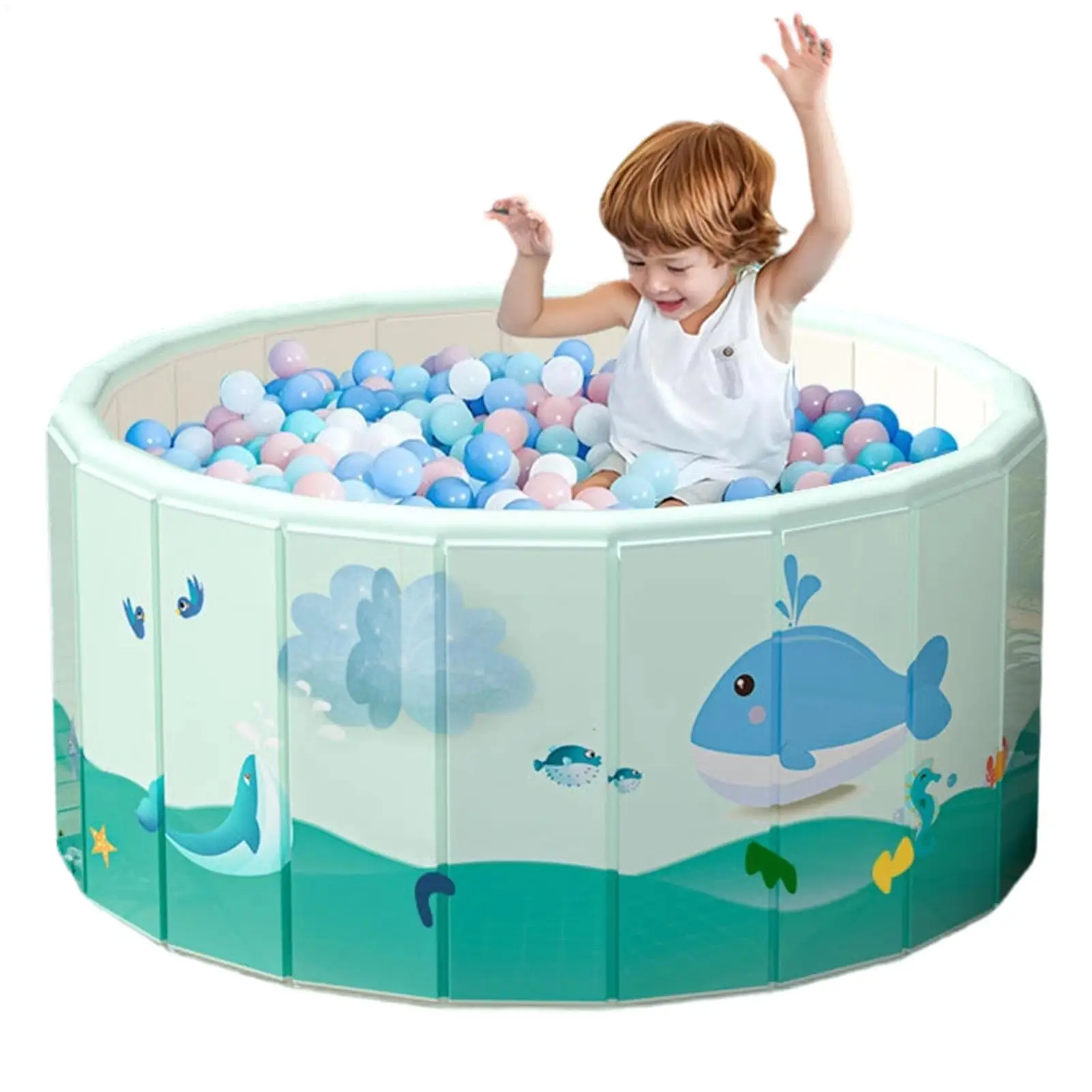 Inflatable folding swimming pool PVC Interactive Bathtub Kids Swimming Pool Children's wading pool Bathing Pool Bathing Tub