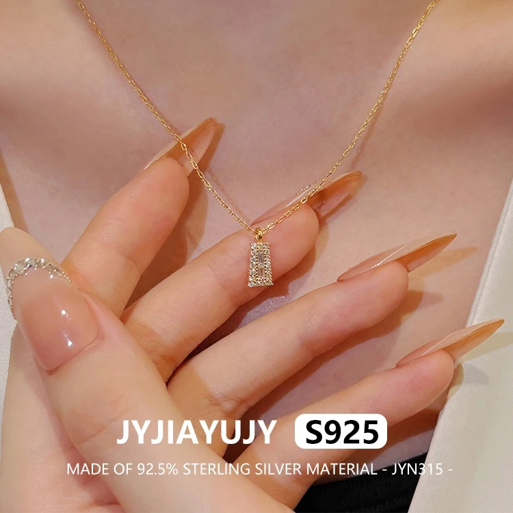 

JYJIAYUJY 100% цельное оригинальное ожерелье из стерлингового серебра S925, в наличии, 12 мм, модная повседневная одежда с цветочной кроватью JYN315